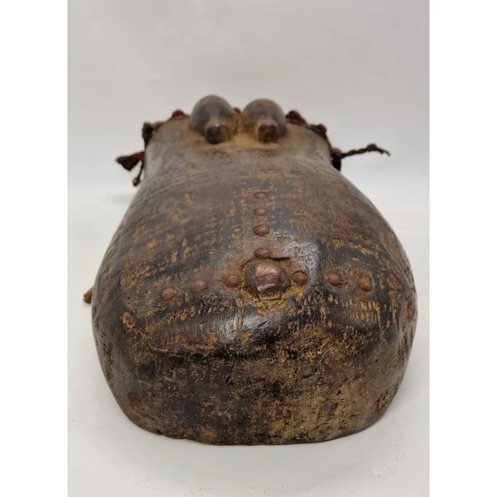 Makonde Ndimu Female Belly Mask, Tanzania #564 - Image 13