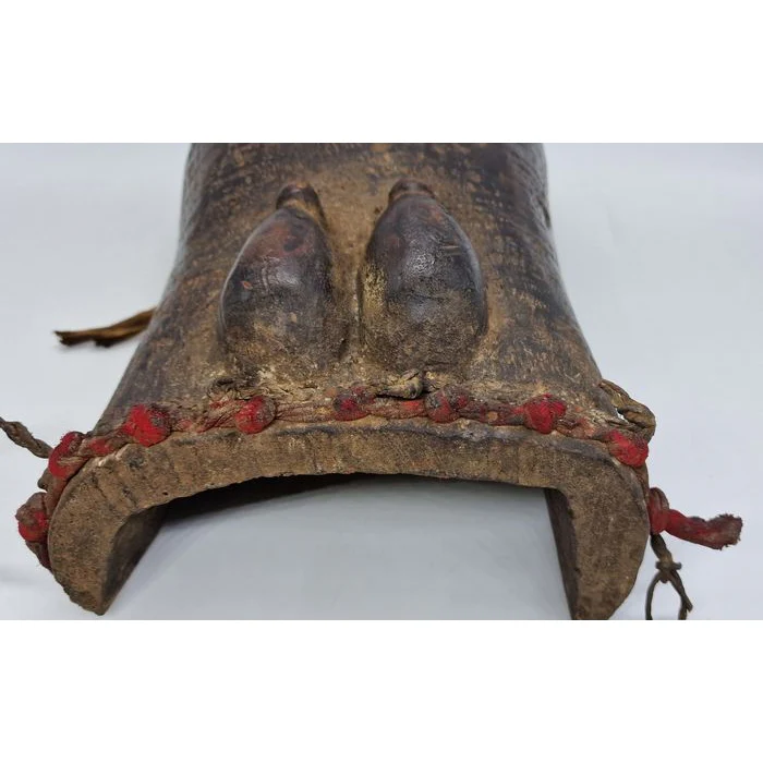 Makonde Ndimu Female Belly Mask, Tanzania #564 - Image 15