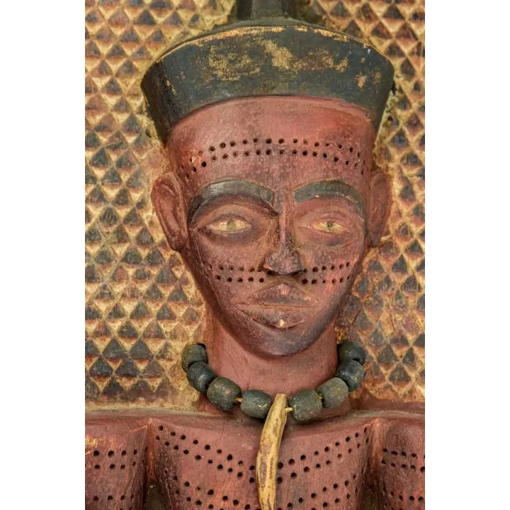 Pende Male and Female Fertility Plaques PAIR, DRC Zaire #984, #985 - Image 4