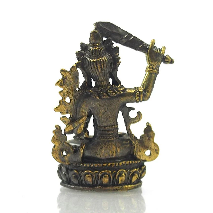 Manjushri Brass Statue - Image 3