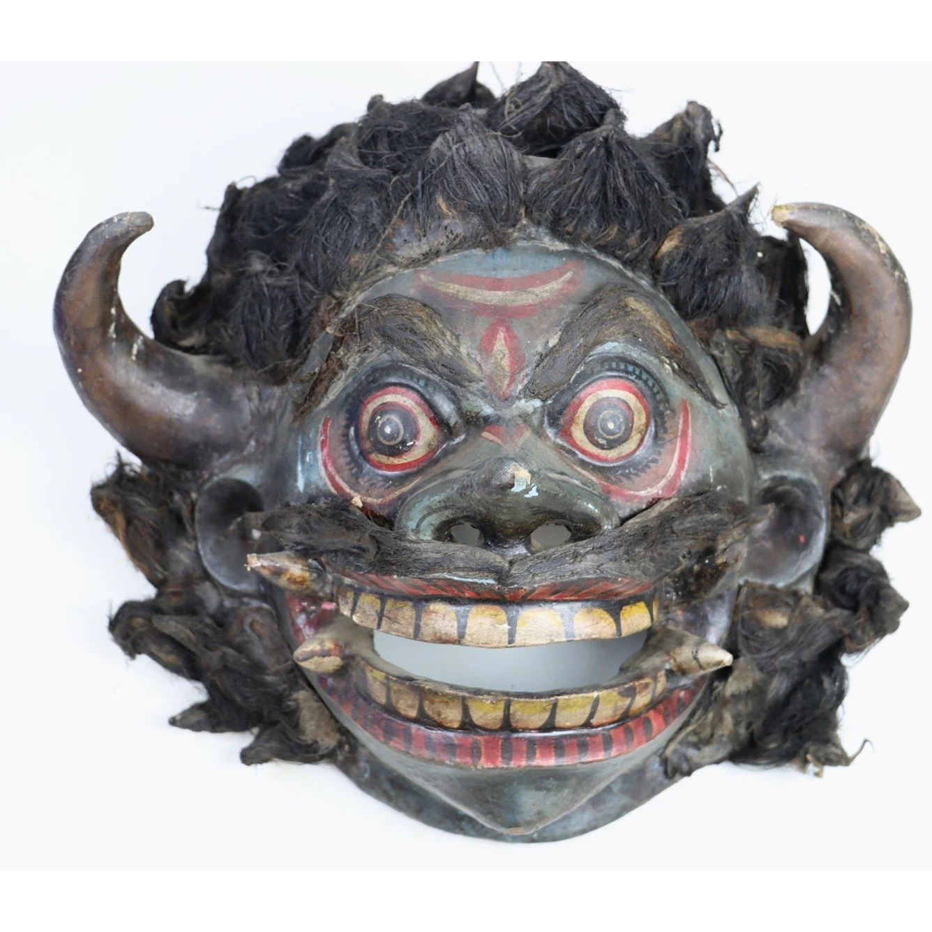 Mahakala Mask, Bhutan ca 1950 - Image 4