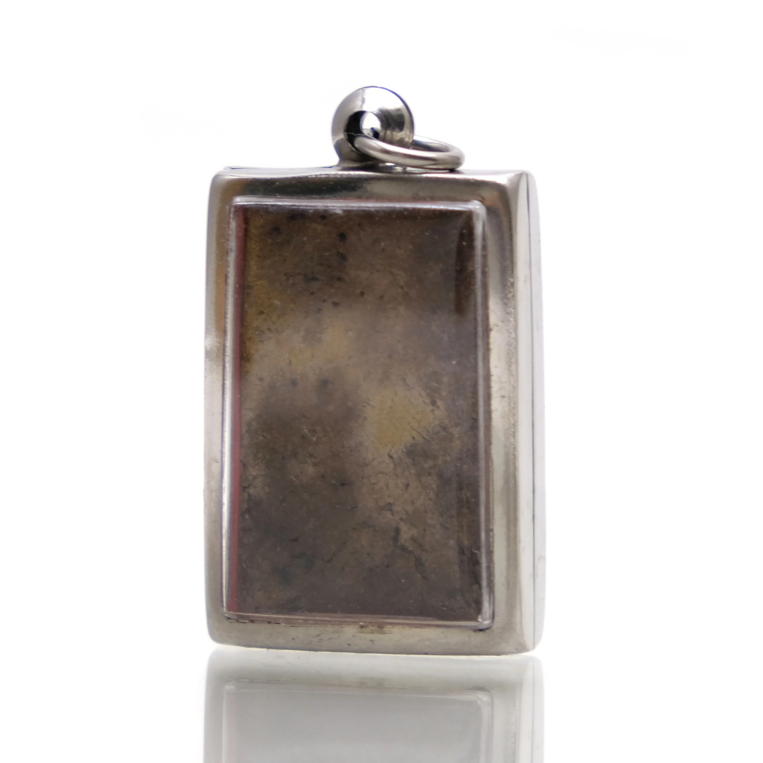 Meditating Buddha ("Thursday Buddha") Amulet Pendant in Plastic Case - Image 3