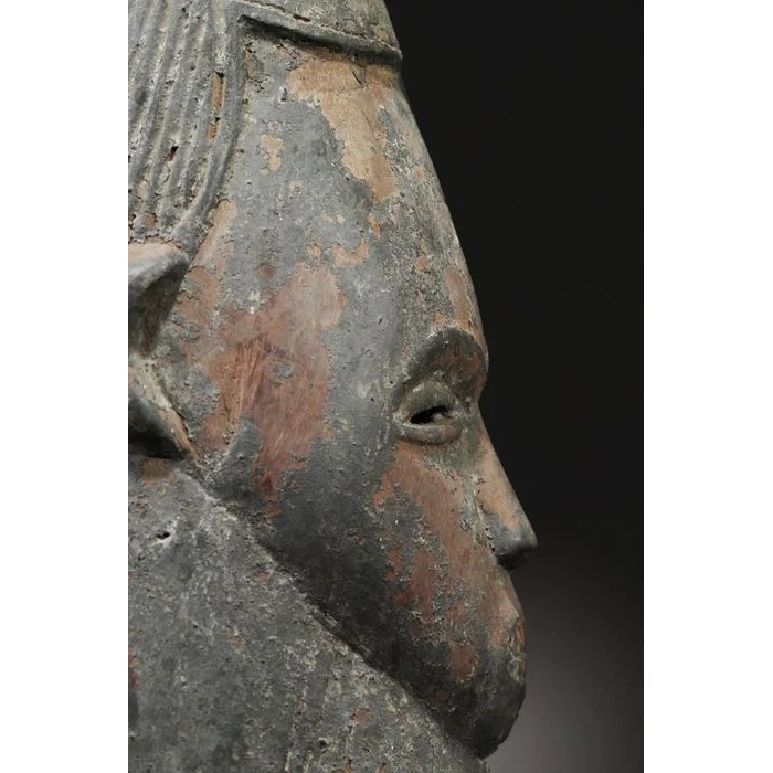 Mende / Bassa Female Helmet Mask, Sierra Leone / Liberia #891 - Image 10