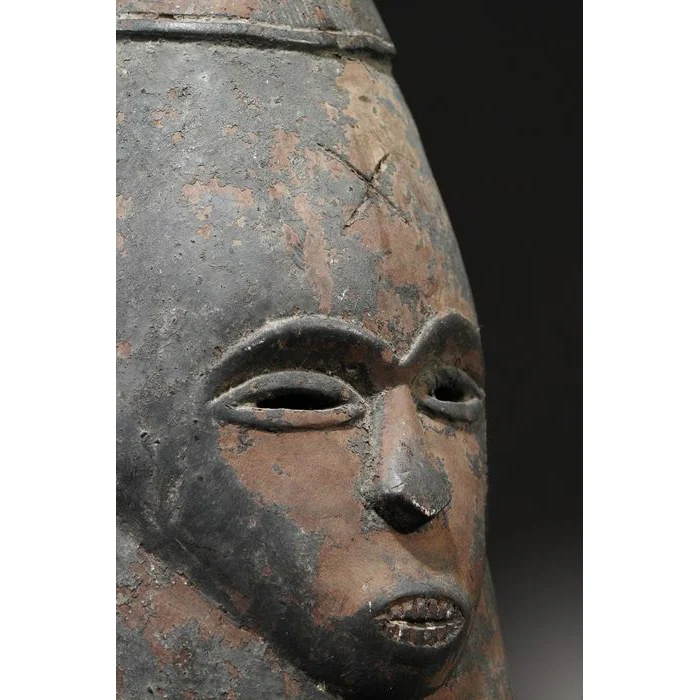Mende / Bassa Female Helmet Mask, Sierra Leone / Liberia #891 - Image 15