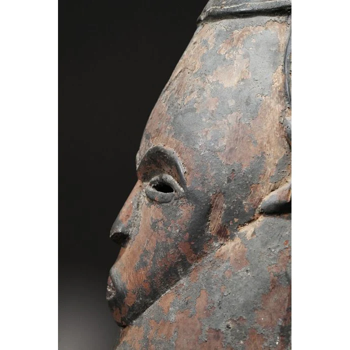 Mende / Bassa Female Helmet Mask, Sierra Leone / Liberia #891 - Image 16