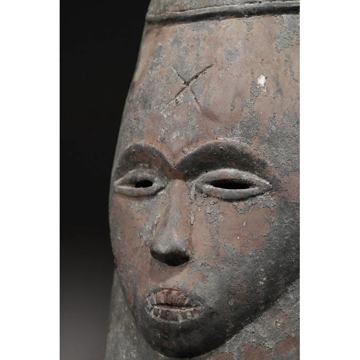 Mende / Bassa Female Helmet Mask, Sierra Leone / Liberia #891 - Image 8