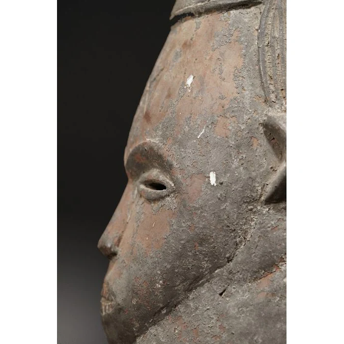 Mende / Bassa Female Helmet Mask, Sierra Leone / Liberia #891 - Image 9