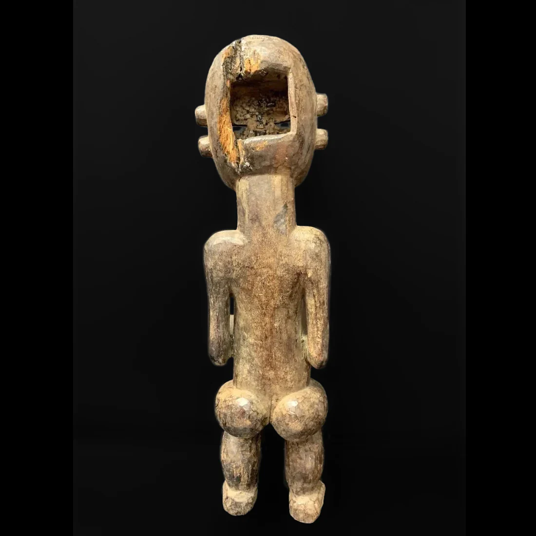 Salampasu Female Guardian Figure / Nkisi, DRC / Angola #106 - Image 5