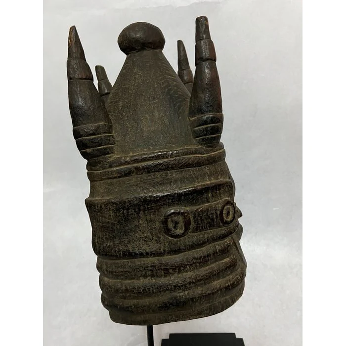 Mende Helmet Mask, Sierra Leone #137 - Image 10