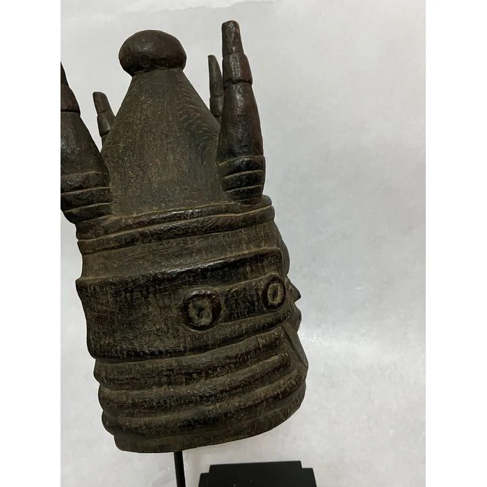 Mende Helmet Mask, Sierra Leone #137 - Image 11