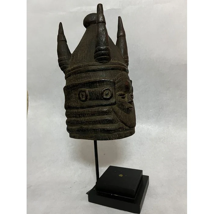 Mende Helmet Mask, Sierra Leone #137 - Image 3