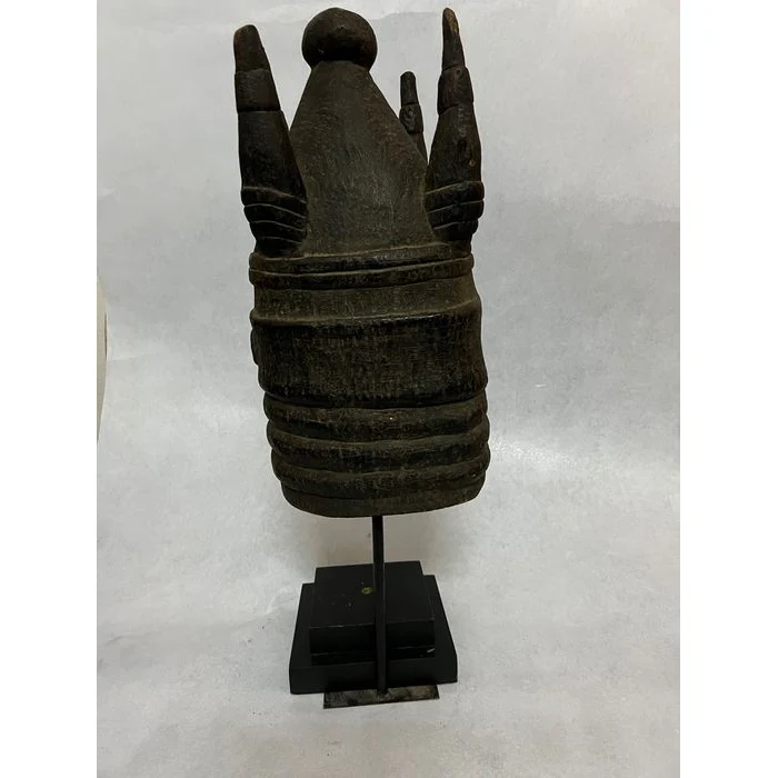 Mende Helmet Mask, Sierra Leone #137 - Image 6