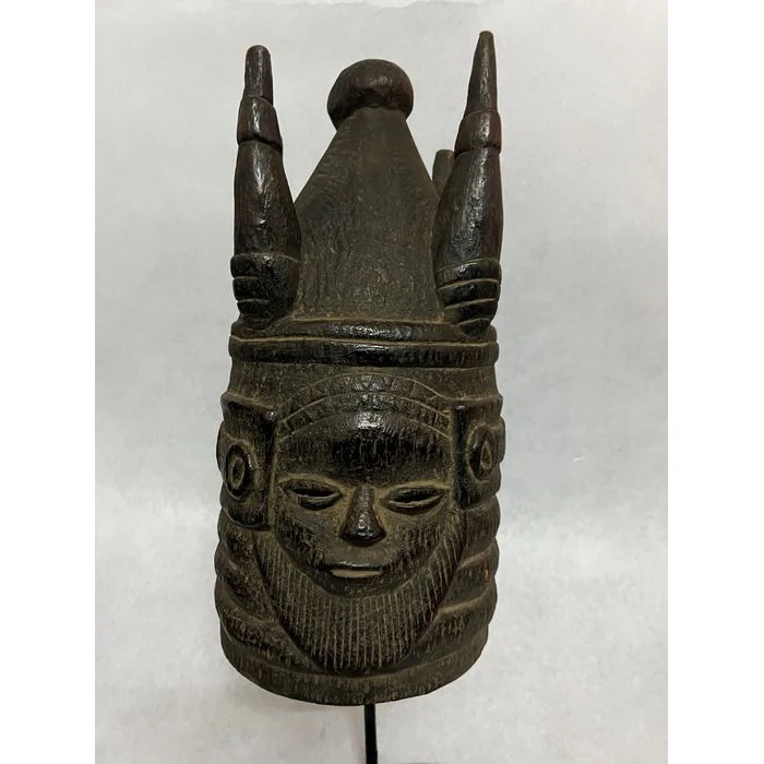 Mende Helmet Mask, Sierra Leone #137 - Image 7