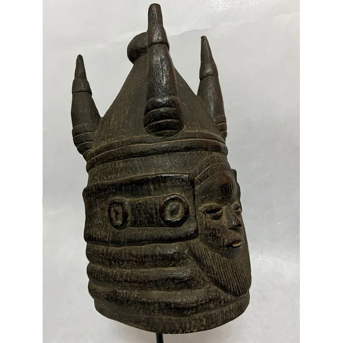 Mende Helmet Mask, Sierra Leone #137 - Image 9