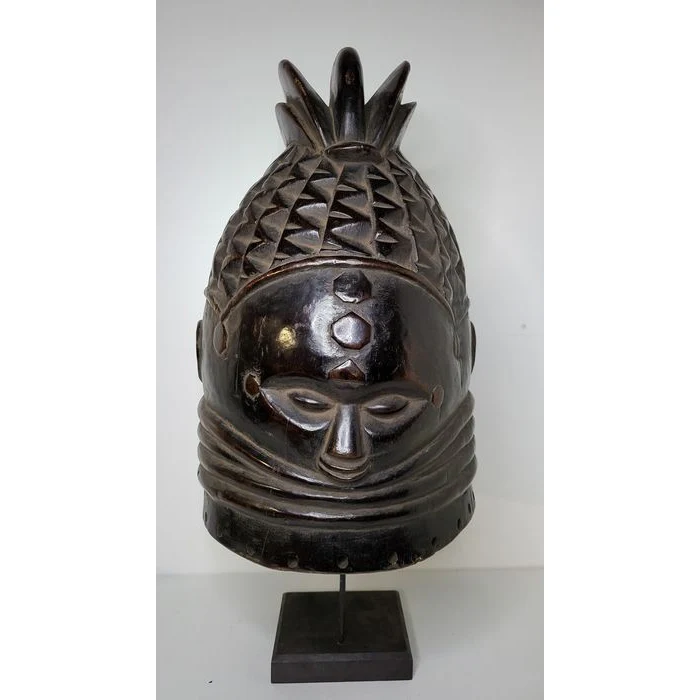 Mende Sande Helmut Mask, Sierra Leone #144 - Image 2