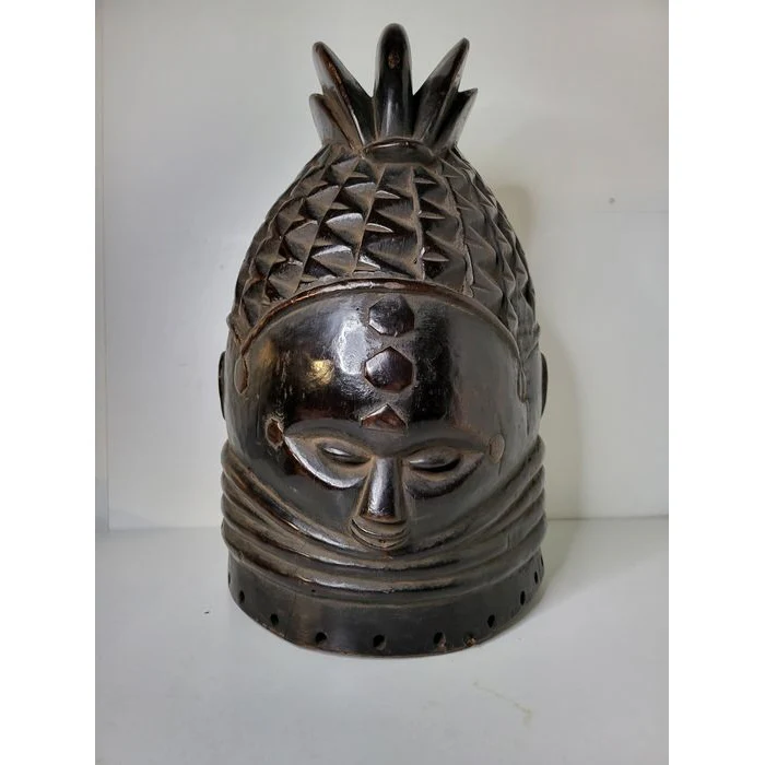 Mende Sande Helmut Mask, Sierra Leone #144 - Image 3