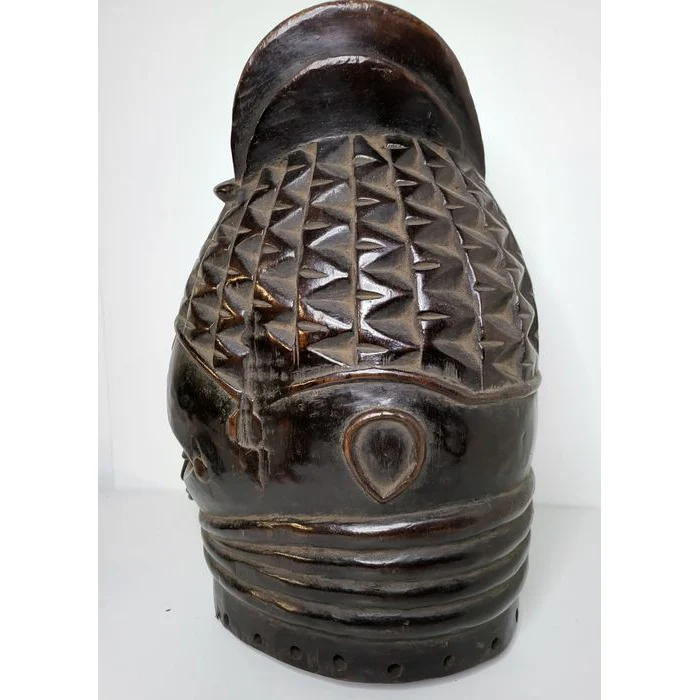 Mende Sande Helmut Mask, Sierra Leone #144 - Image 7