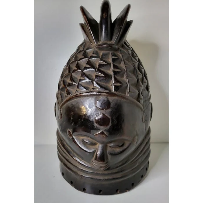 Mende Sande Helmut Mask, Sierra Leone #144 - Image 8