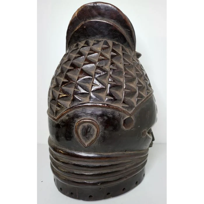 Mende Sande Helmut Mask, Sierra Leone #144 - Image 9
