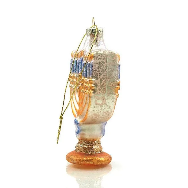 Menorah Glass Ornament - Image 2