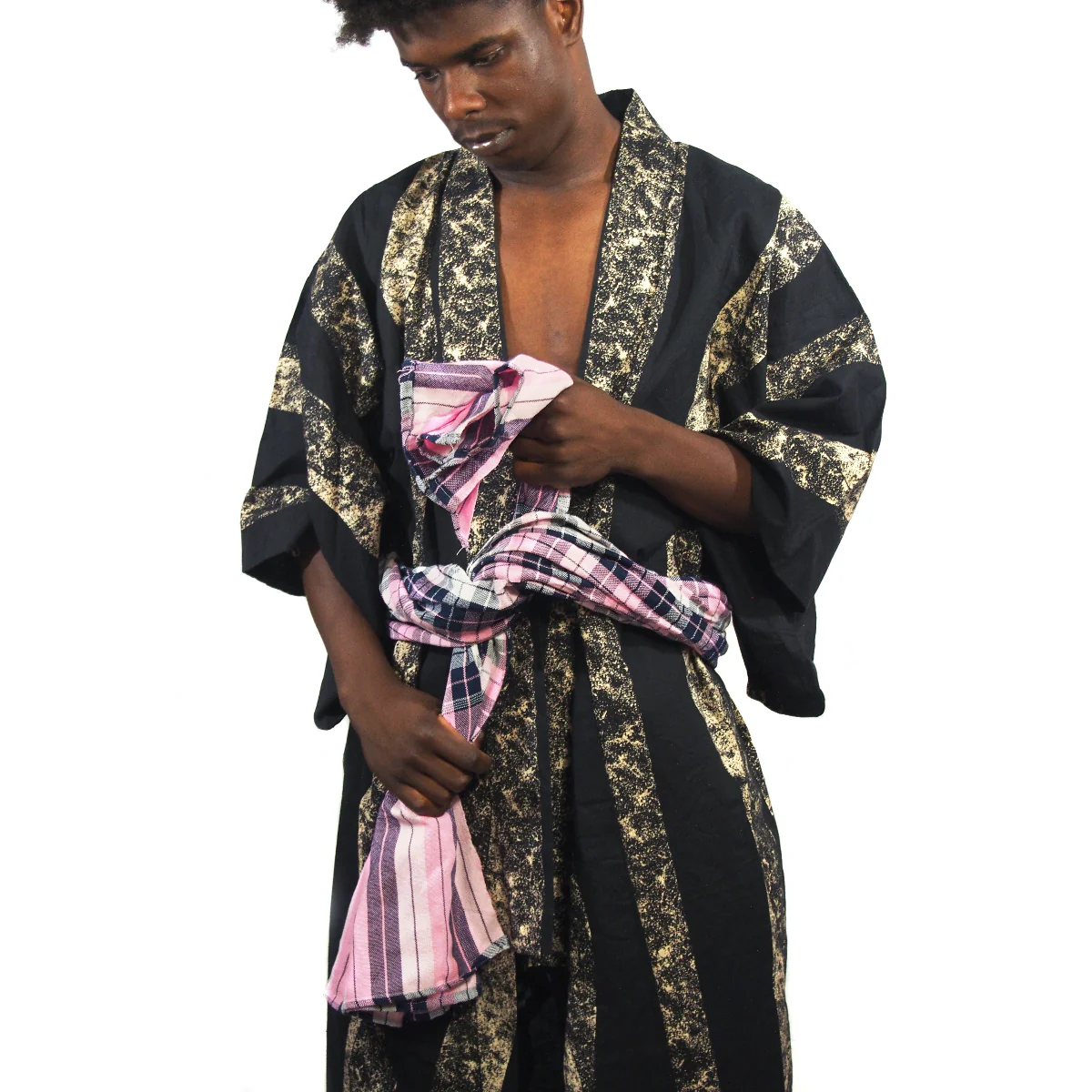 Men's Long Kimono 3 - Image 4
