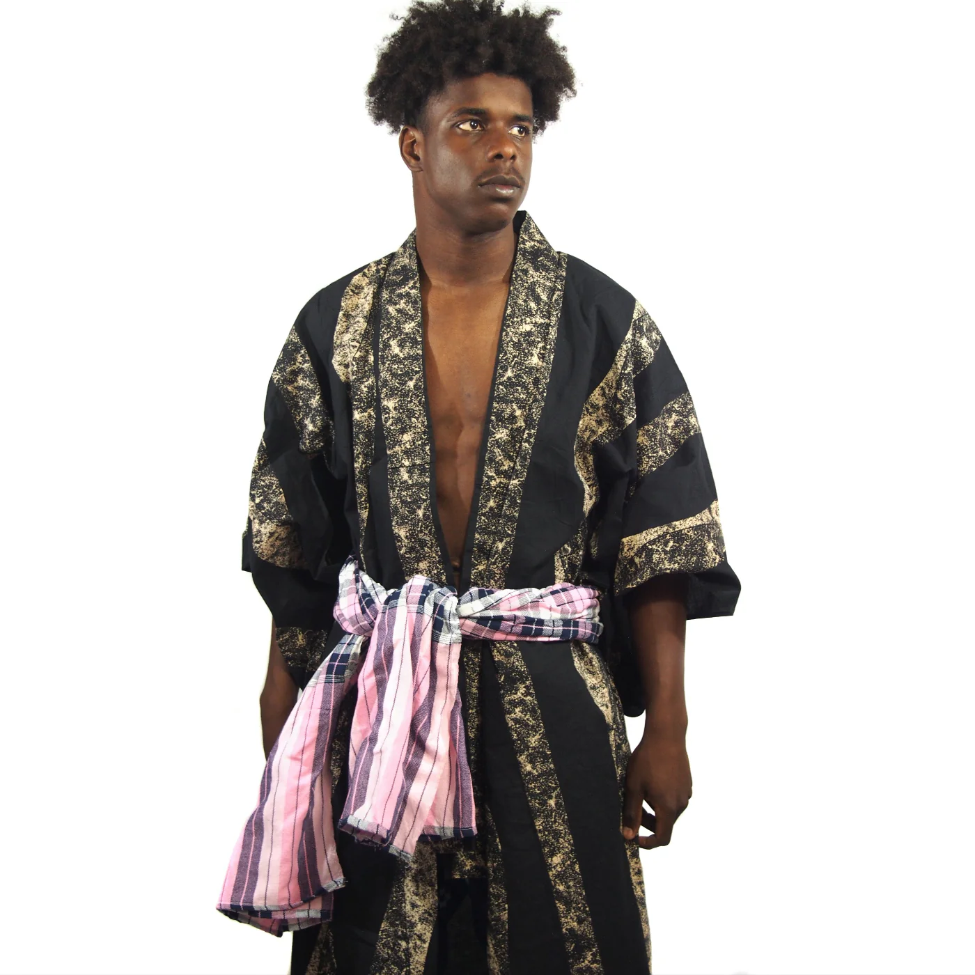 Men's Long Kimono 3 - Image 5