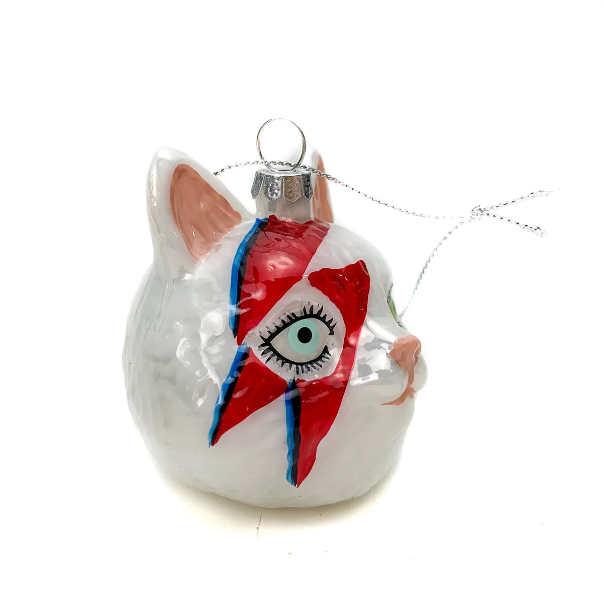 Meowie Bowie Cat Head Ornament - Image 4