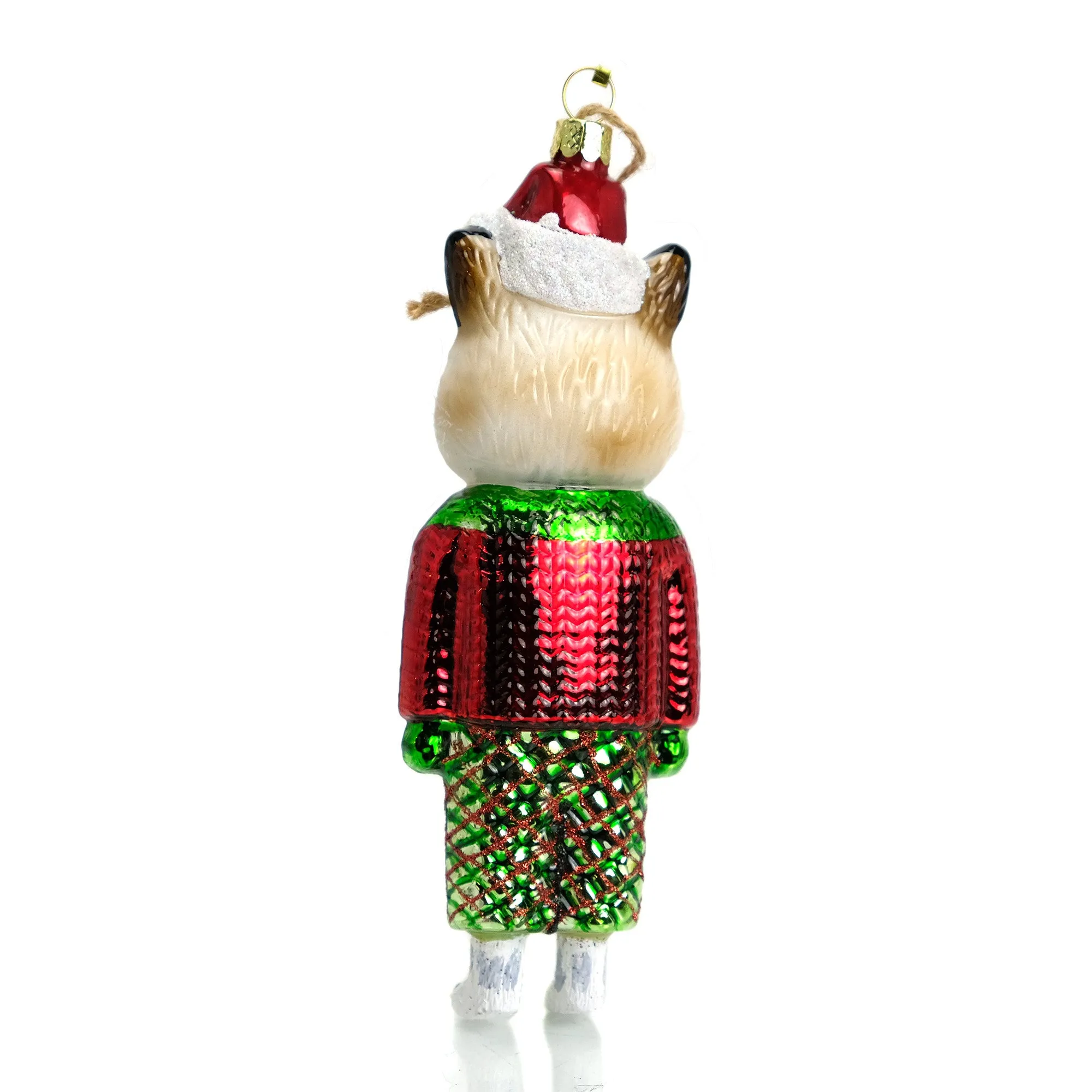 Merry Kissmyass Cat Ornament - Image 2