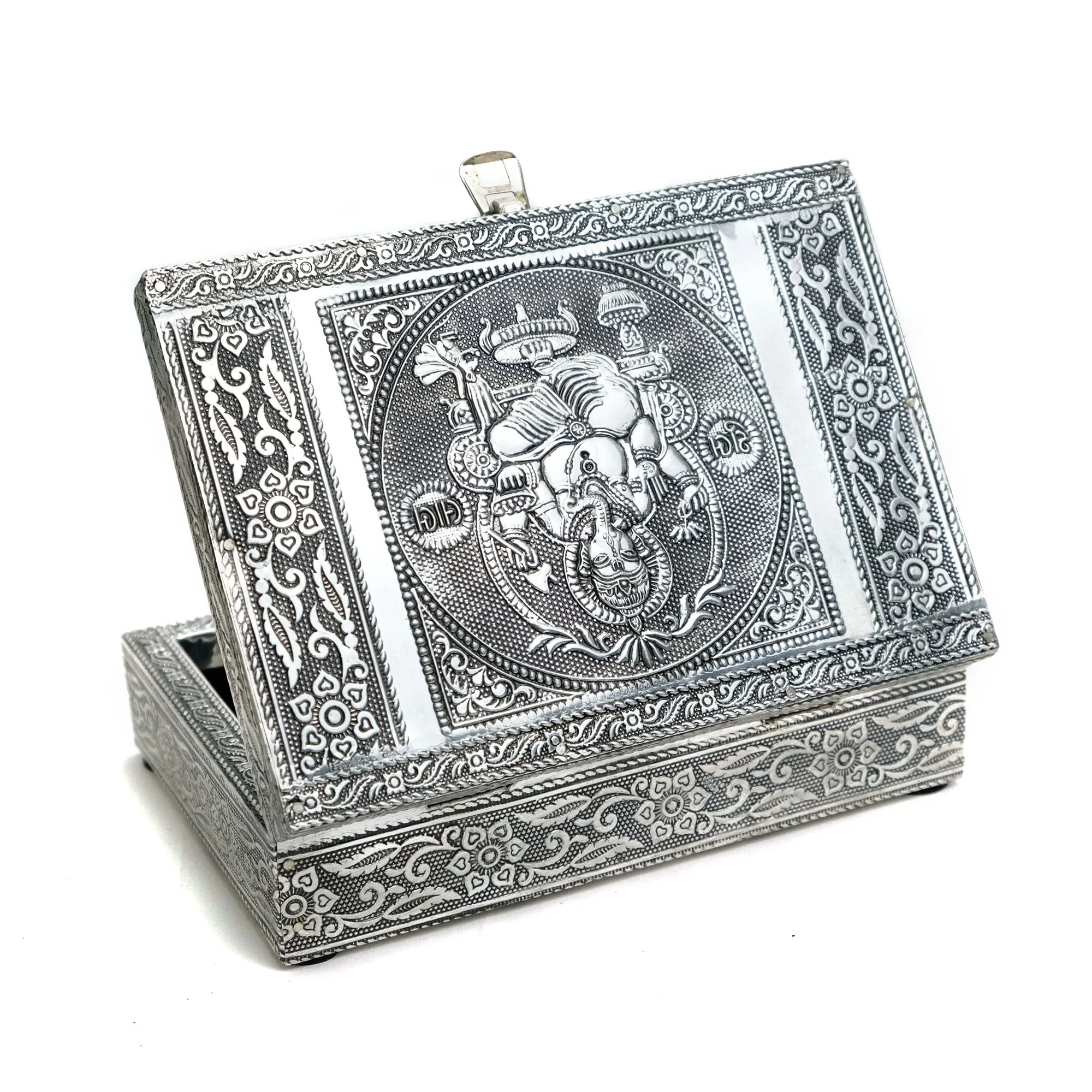 Metal Embossed Box 5" x 7", Ganesha - Image 4