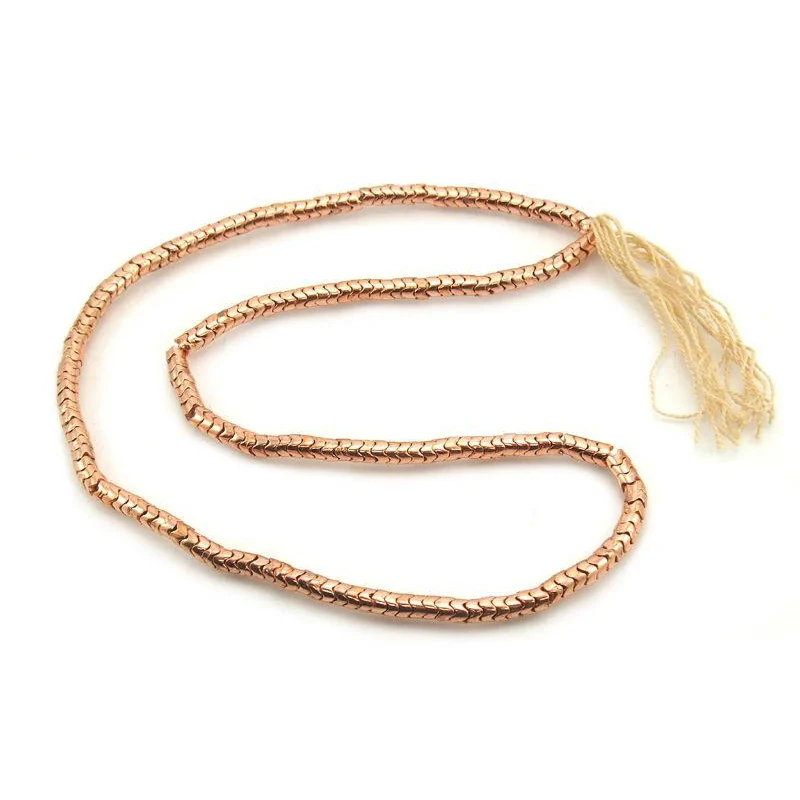 Metal Snake Vertebrae Bead Strand - Image 2
