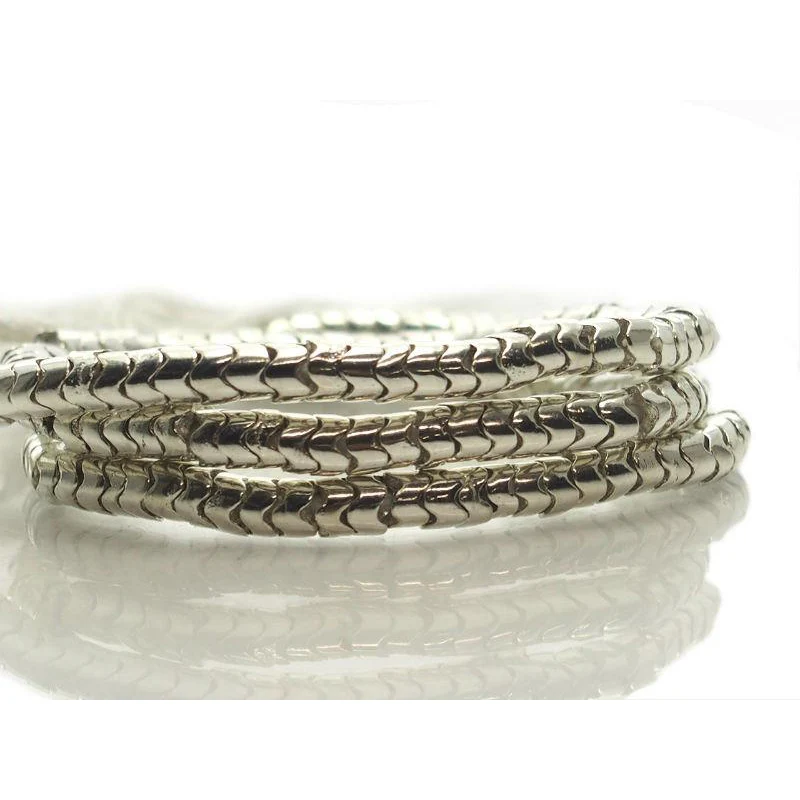 Metal Snake Vertebrae Bead Strand - Image 5
