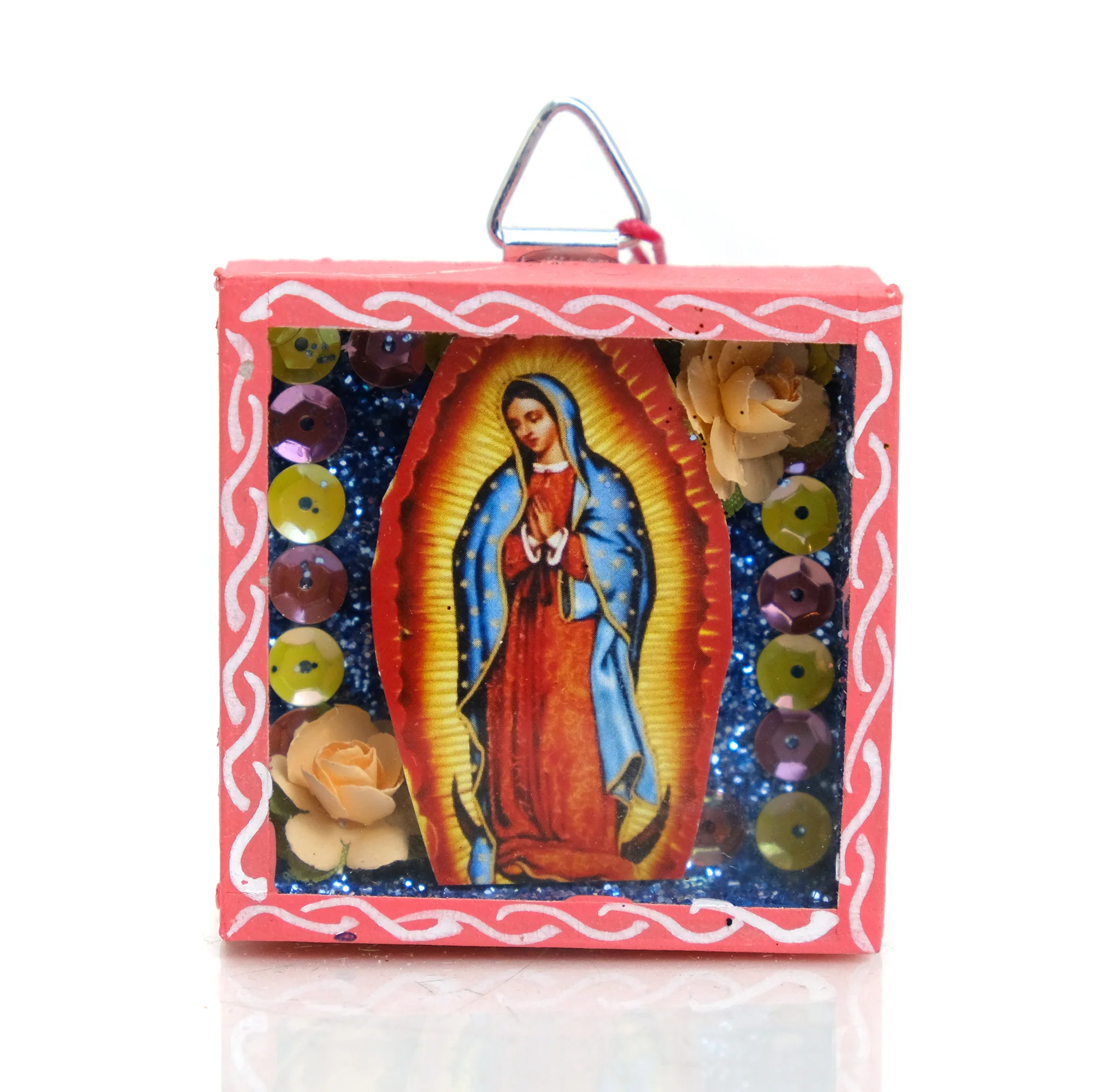 Virgin of Guadalupe Mexican Día de Muertos Caja #12 - Image 2