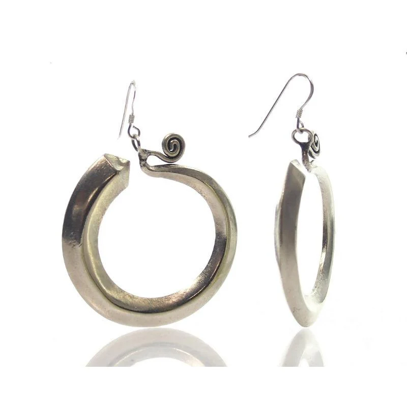 Miao Hmong Traditional Contemporary Temple Earrings, G - Image 2