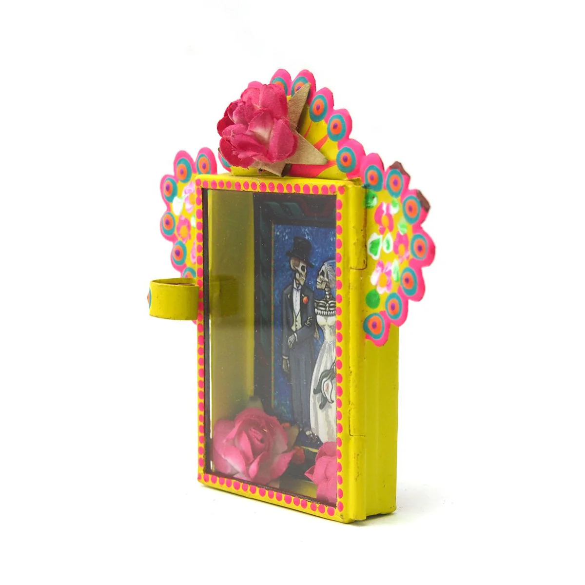Mini Bride & Groom with Flowers Nicho - Image 2
