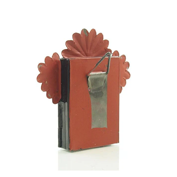 Mini Buddha with Black Flowers Nicho - Image 3