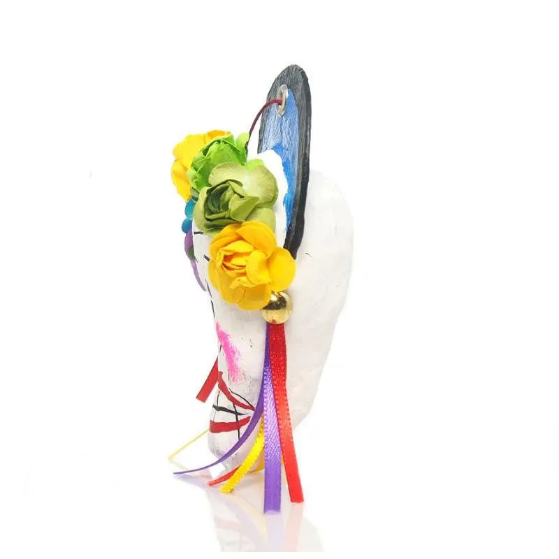 Paper Mache Catrina Ornament, B - Image 2