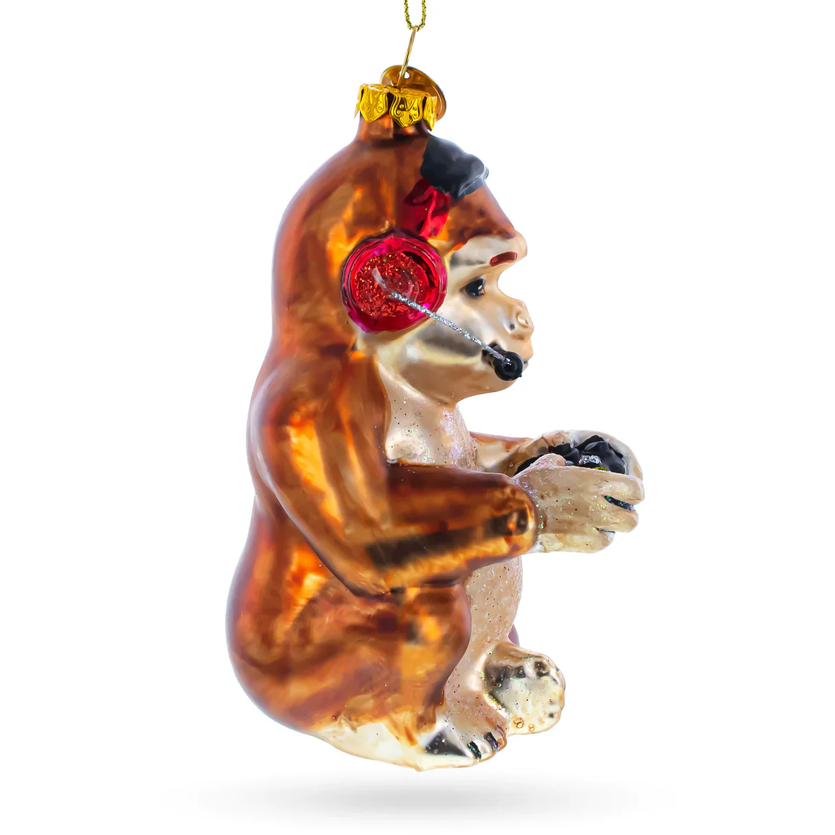 Mad Skilled Monkey Video Gamer Ornament PS - Image 2