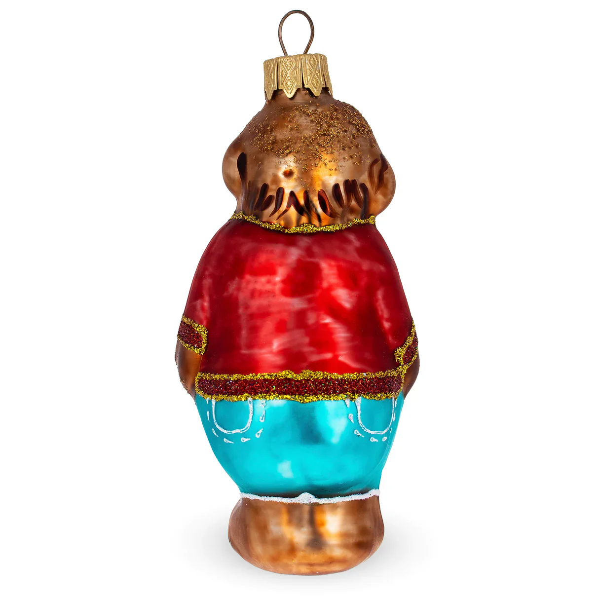 Strawberry Ice Cream Cone Monkey Ornament PS - Image 3