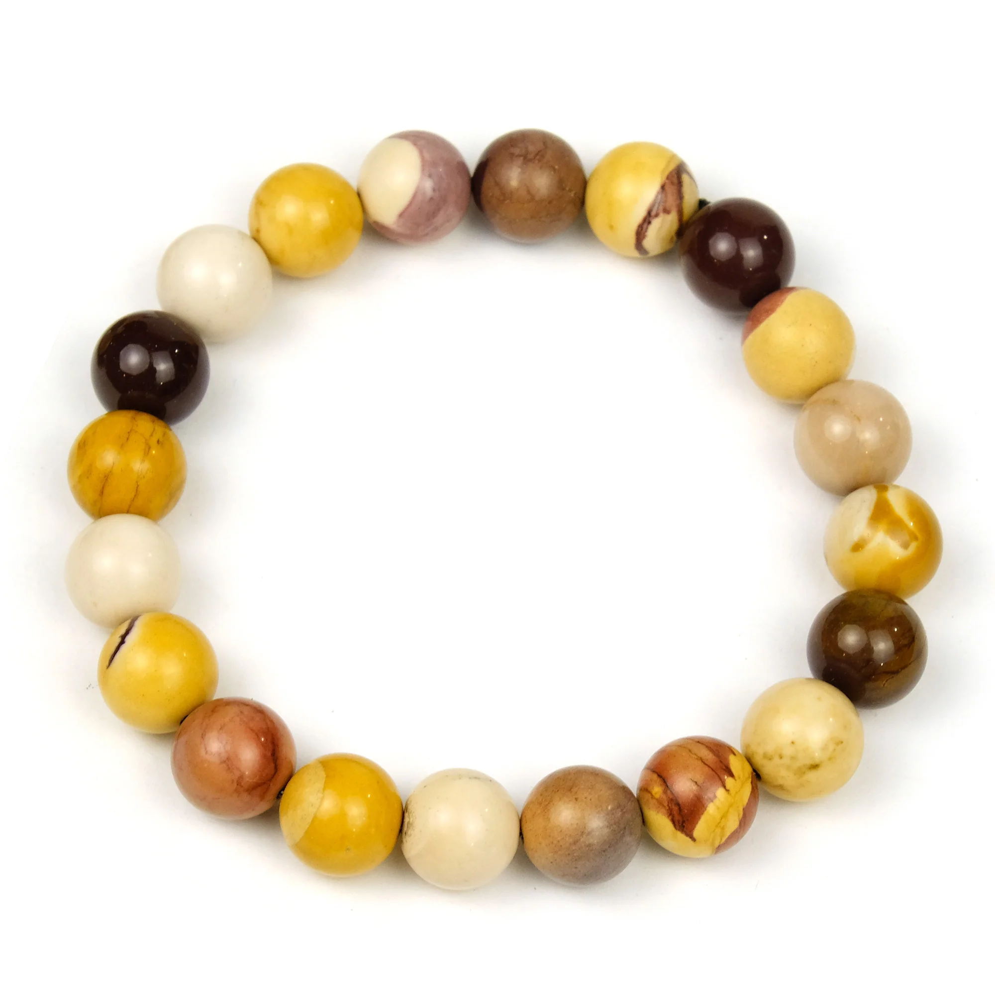 Mookite 10mm Rounds Stretch Bracelet - Image 2