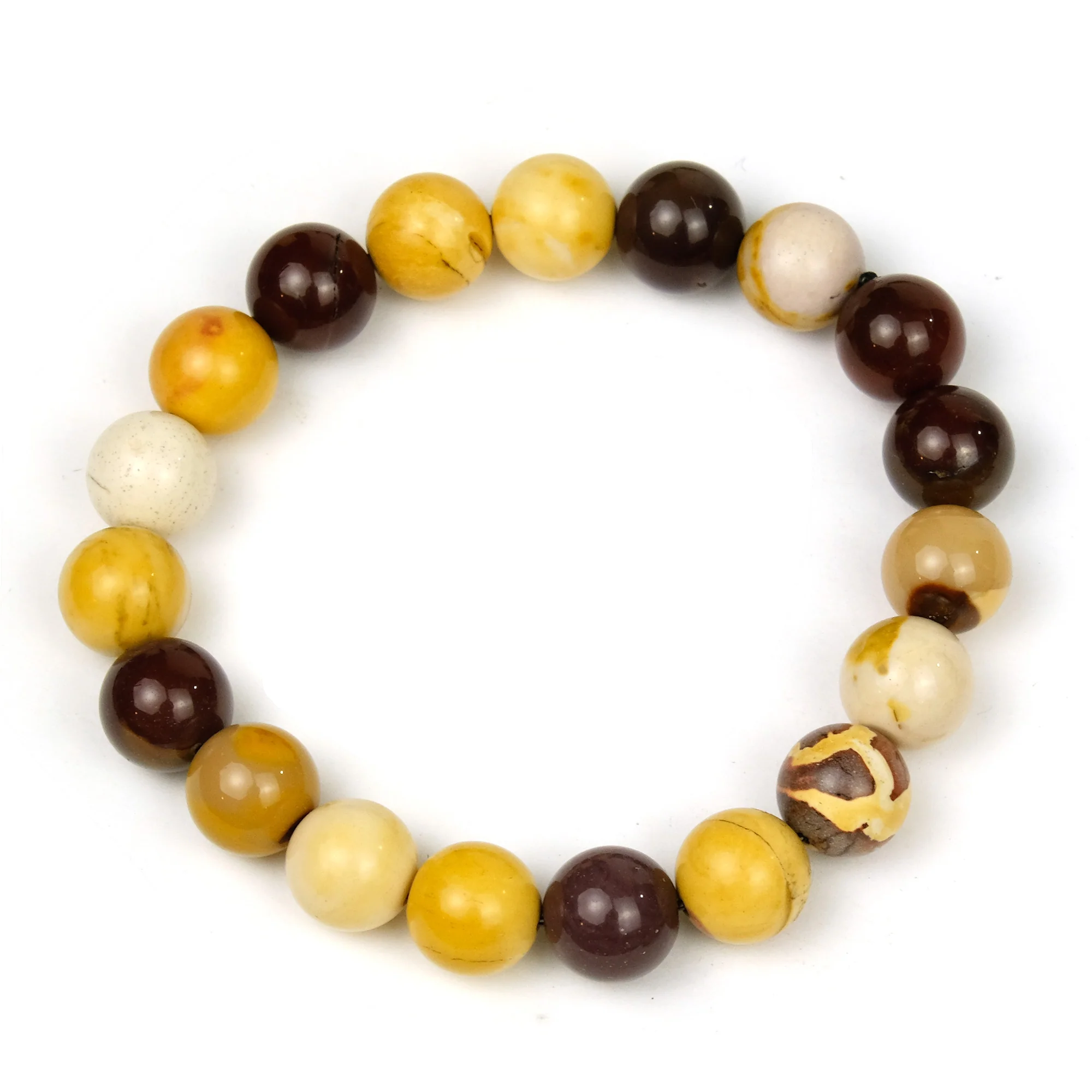 Mookite 10mm Rounds Stretch Bracelet - Image 3