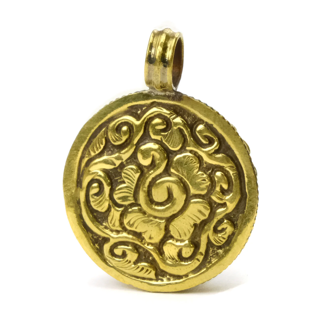 Moon Three Face Goddess Bone Pendant # 52- 3 - Image 3