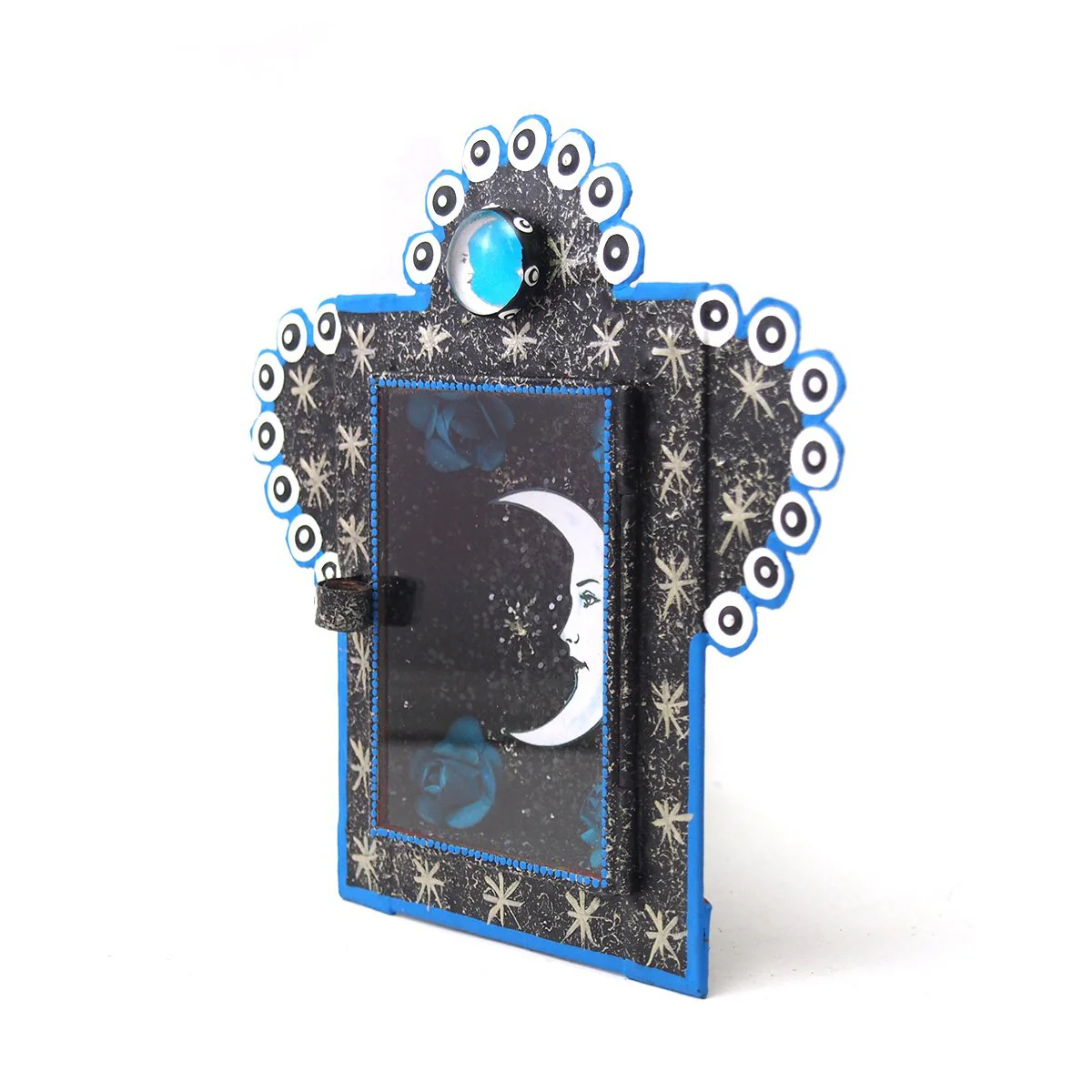 Moon with Blue Flower Nicho - Image 2