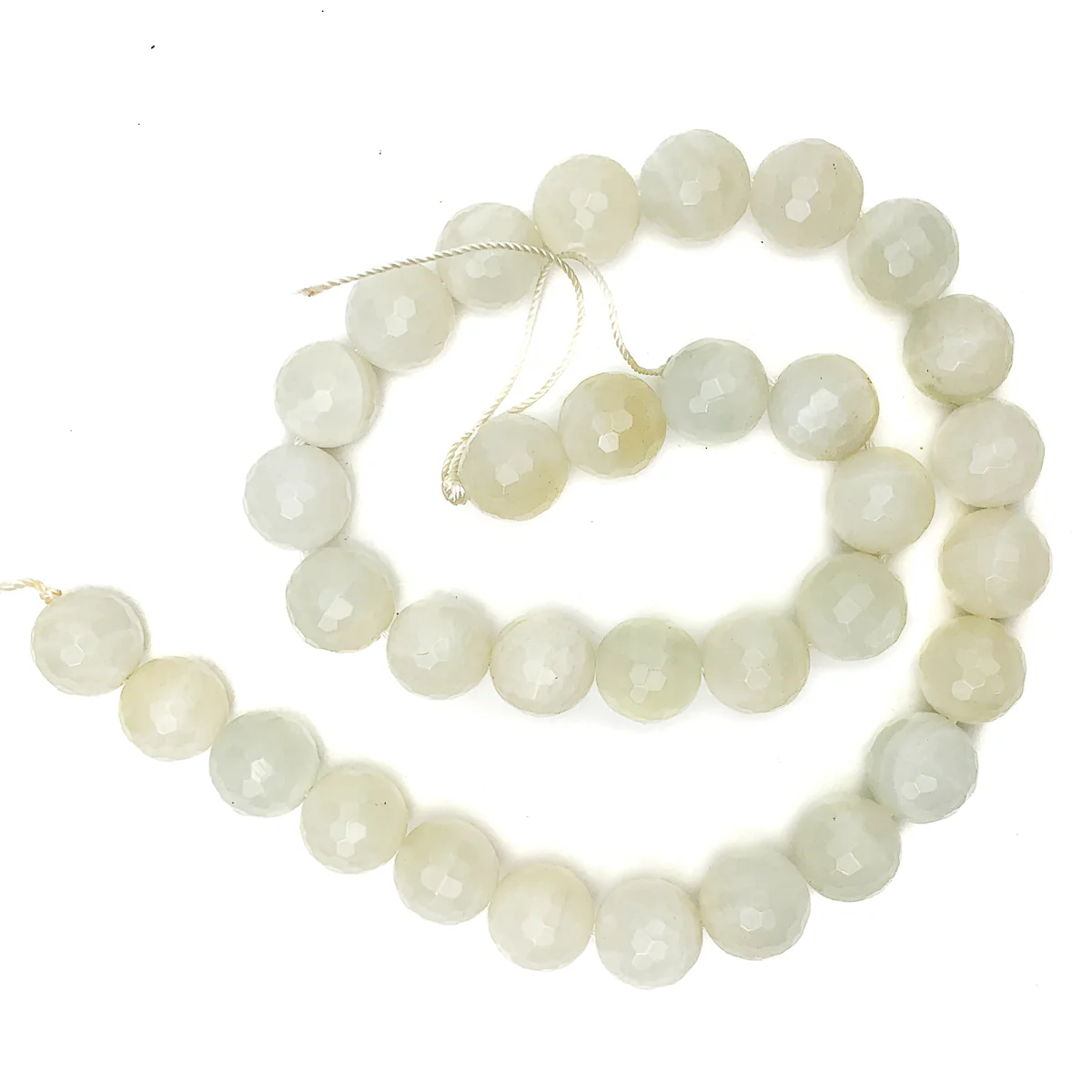 Moonstone 12mm Faceted Rounds - Image 2