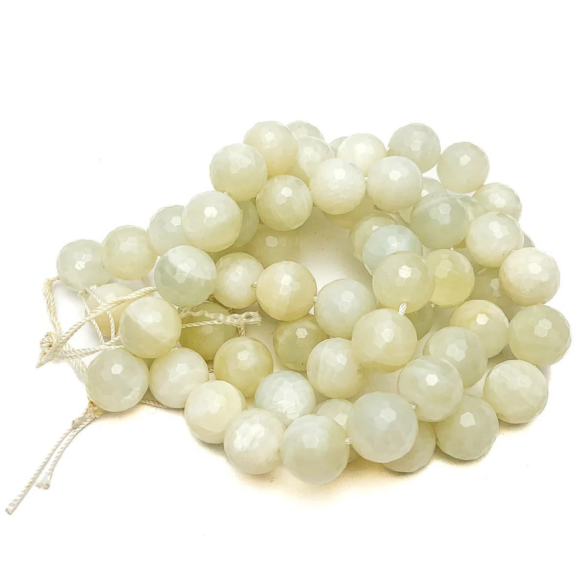 Moonstone 12mm Faceted Rounds - Image 4