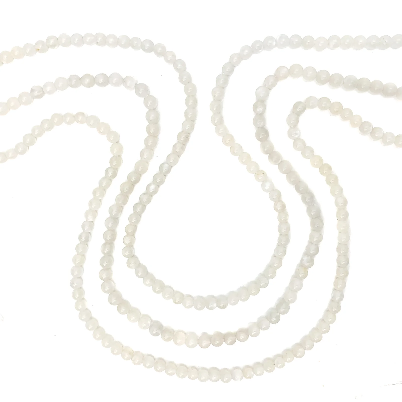 Moonstone 3mm Smooth Rounds Bead Strand - Image 4