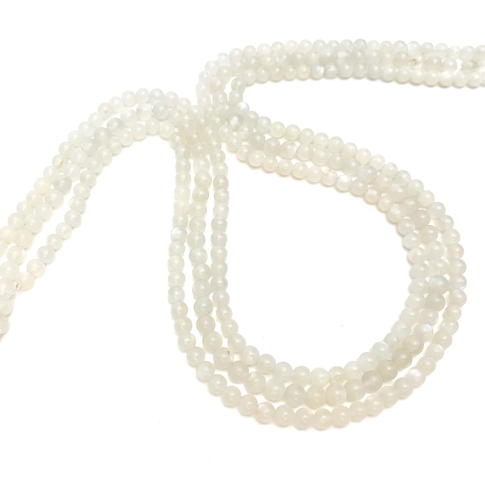 Moonstone 3mm Smooth Rounds Bead Strand - Image 5