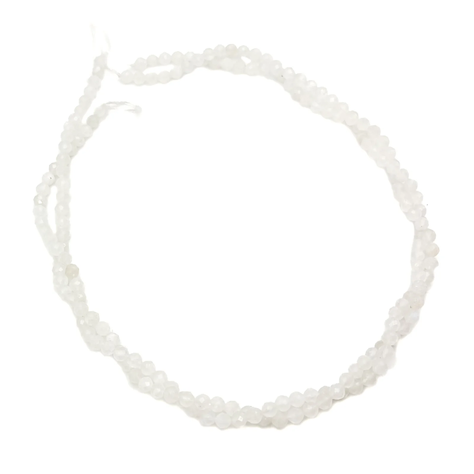 Moonstone 4.5mm Faceted Rounds Bead Strand - Image 11