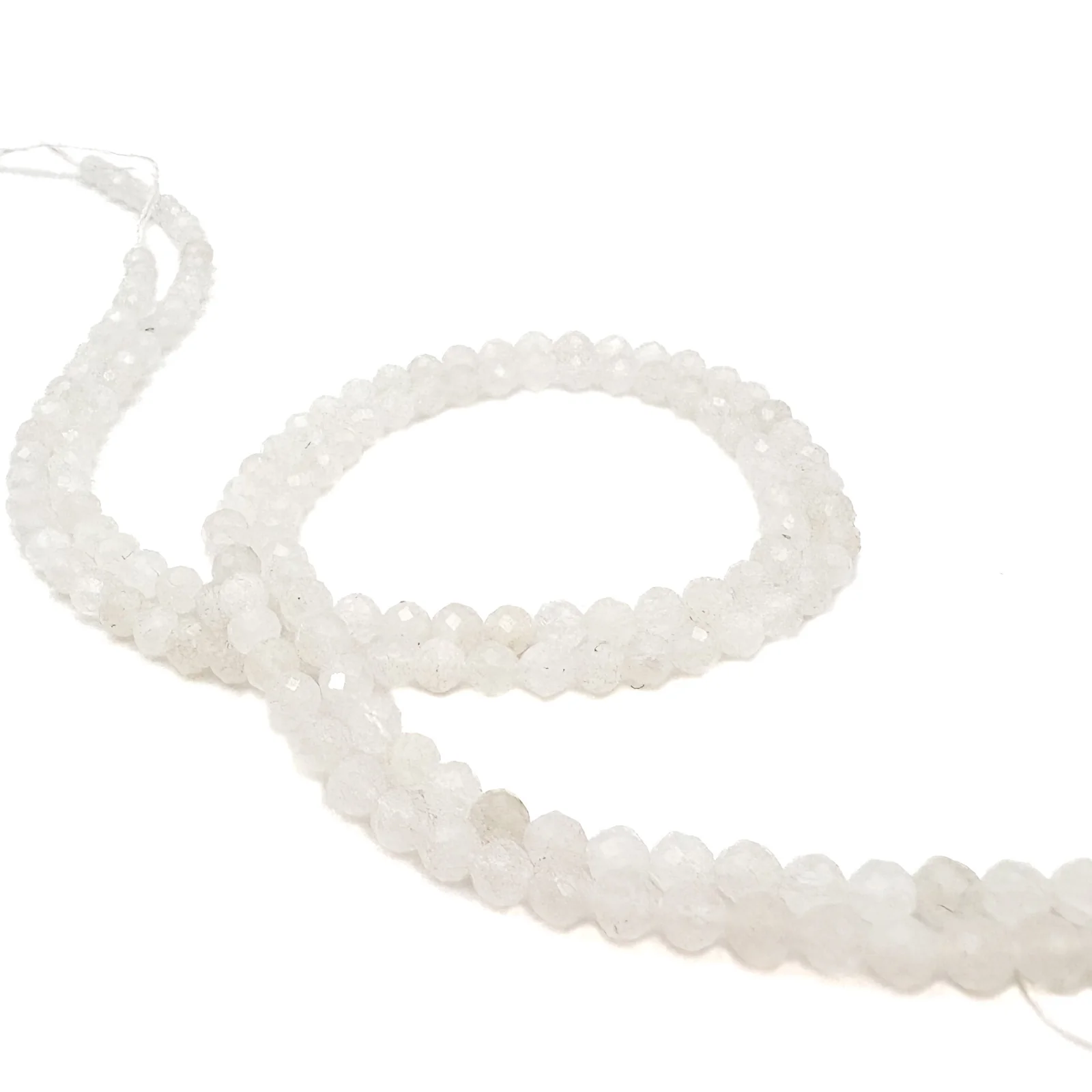 Moonstone 4.5mm Faceted Rounds Bead Strand - Image 6