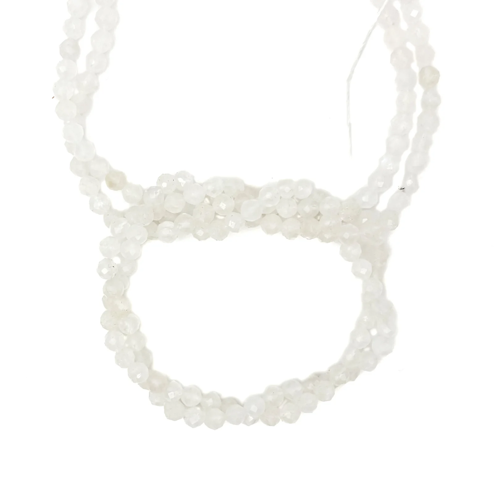 Moonstone 4.5mm Faceted Rounds Bead Strand - Image 7