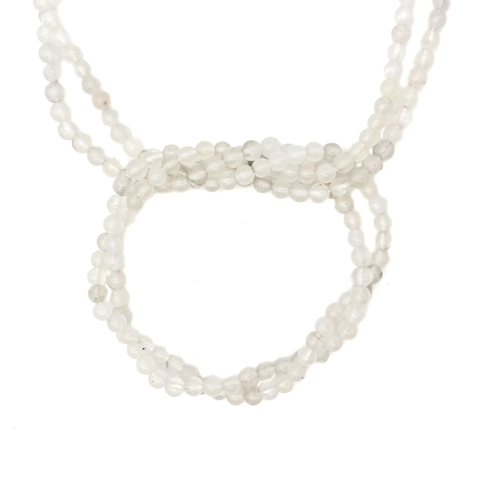 Moonstone 4.5mm Smooth Rounds Bead Strand - Image 9